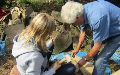 Federica joins the Roofing Workshop with the SPAB Scholars