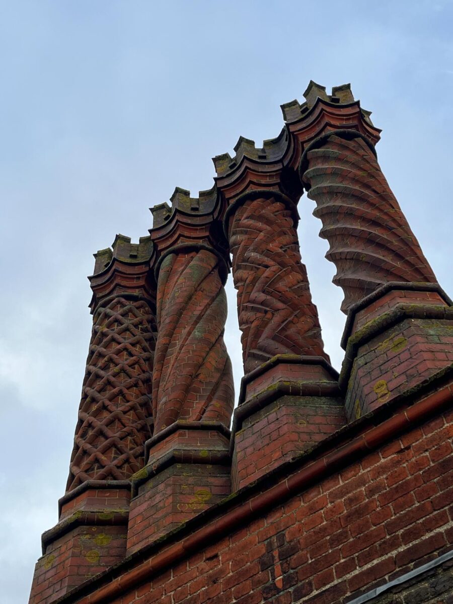 Hampton court chimneys